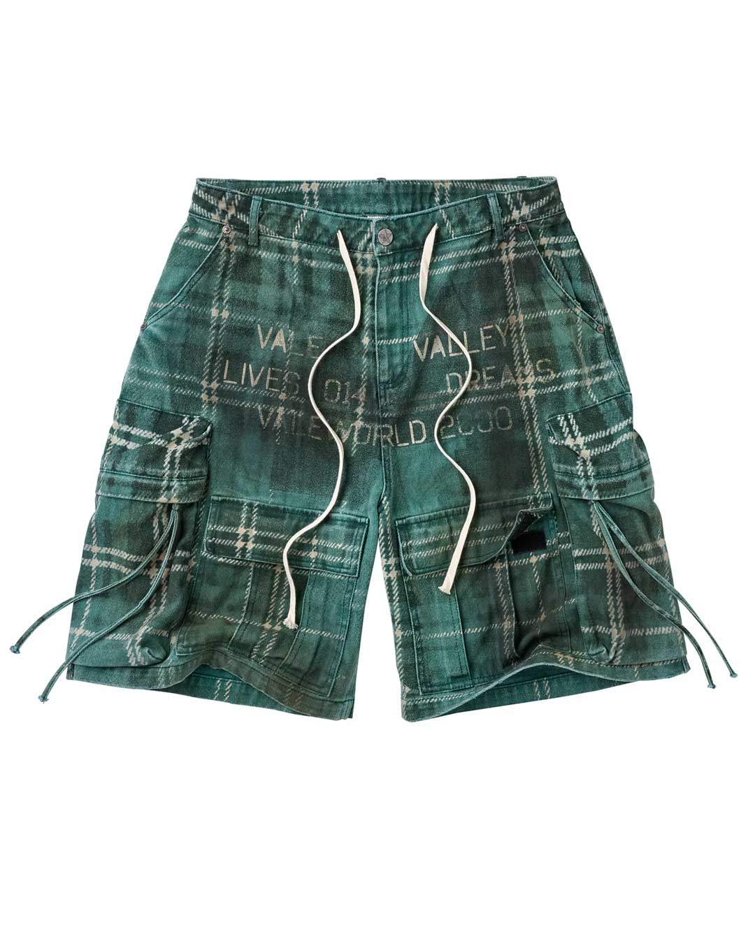 Vale Forever Oxford Camo Jorts Green