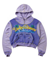 Vale Forever Paradise Zip Up Hoodie Purple