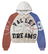 Vale Forever Patriot Chop N Screw Zip Up Hoodie Grey