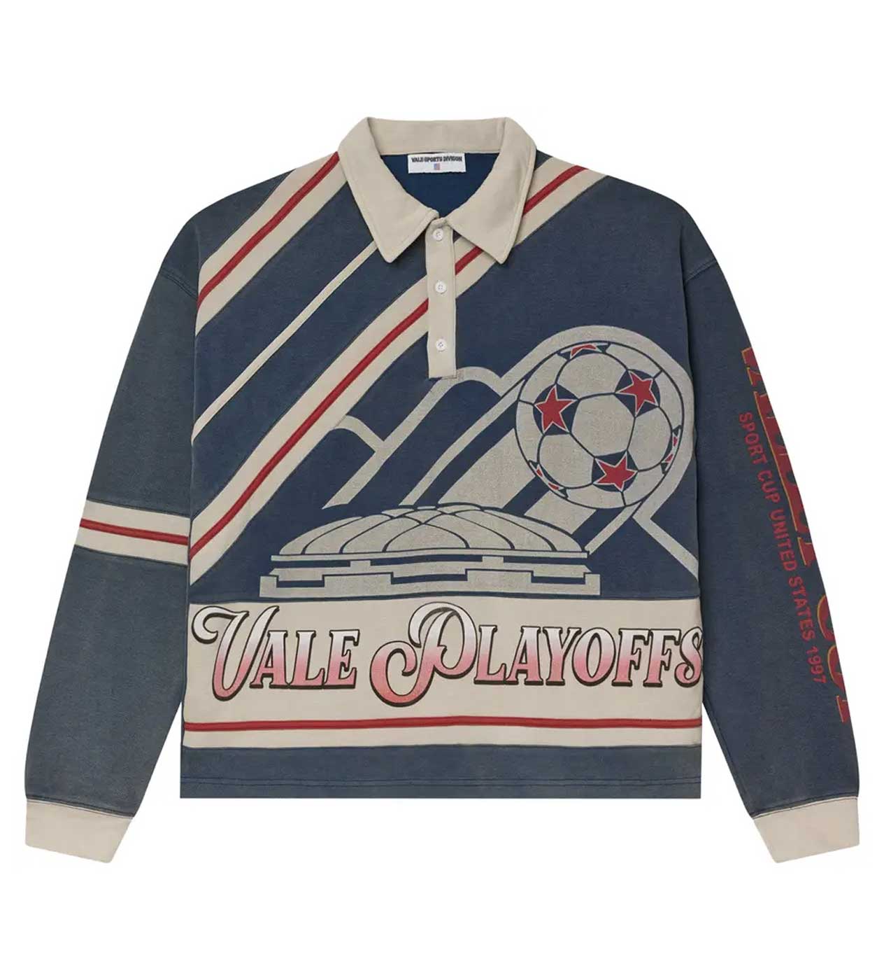 Vale Forever Playoff Rugby L/S Tee Blue