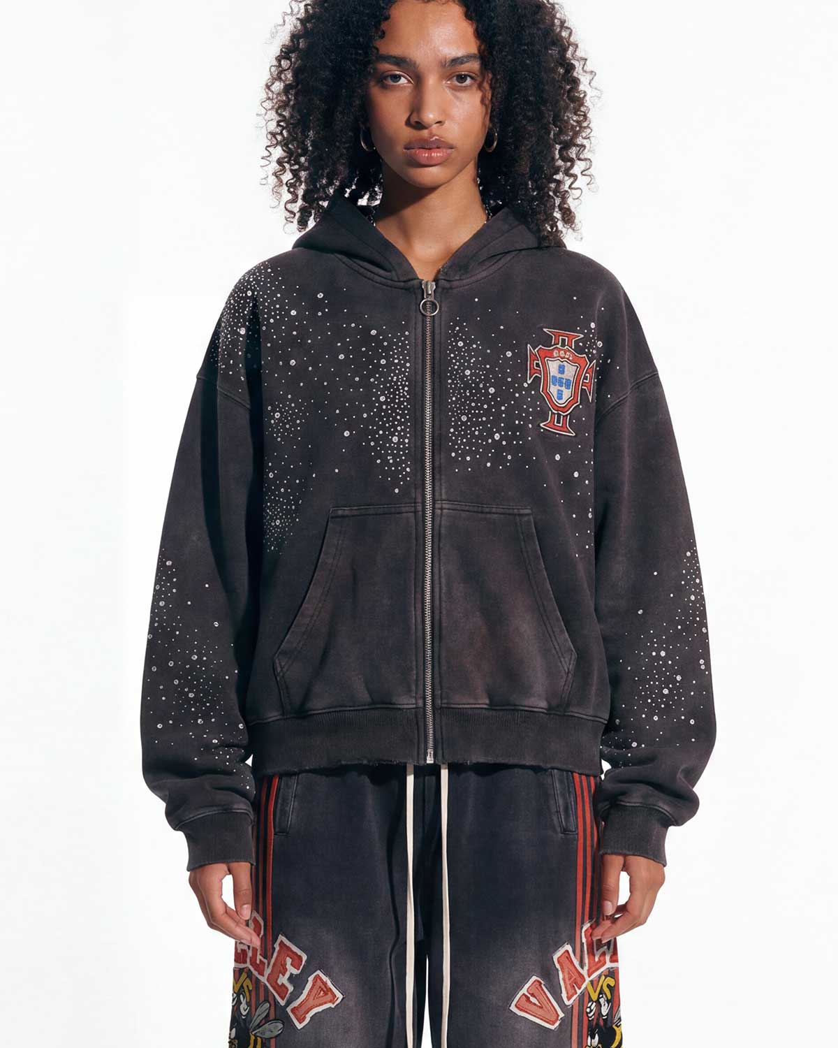 Vale Forever Pluto Cluster Zip Up Hoodie Black – Restock AR