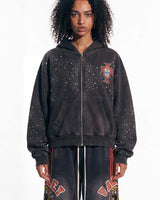 Vale Forever Pluto Cluster Zip Up Hoodie Black