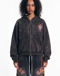 Vale Forever Pluto Cluster Zip Up Hoodie Black