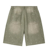 Vale Forever Rainforest Jorts Green