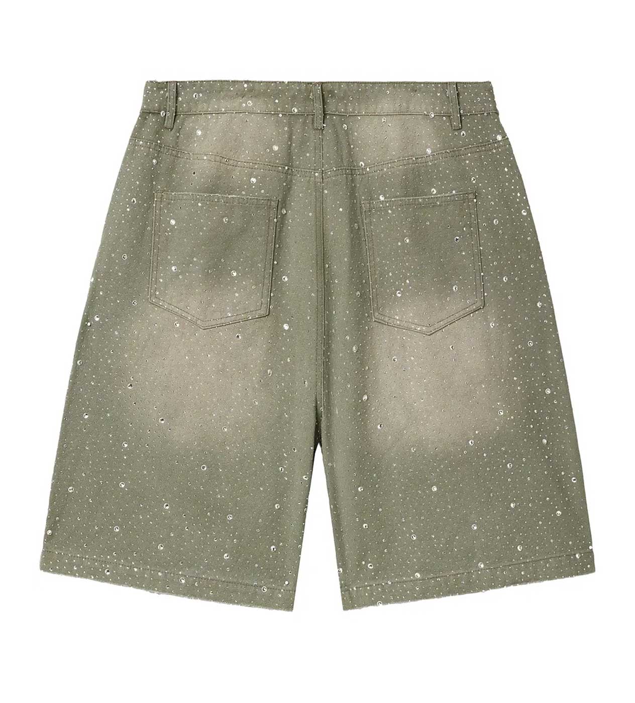 Vale Forever Rainforest Jorts Green