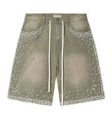 Vale Forever Rainforest Jorts Green