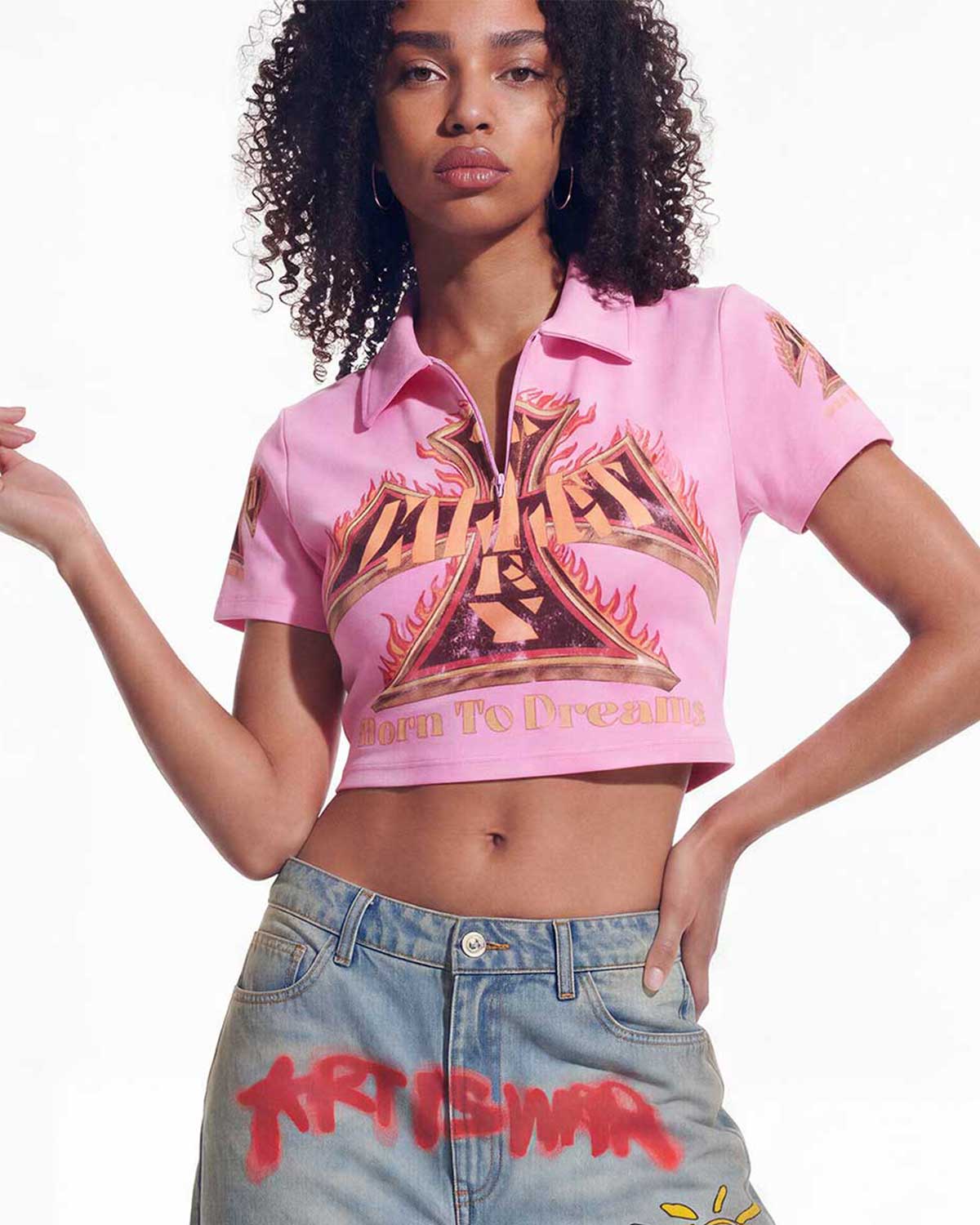 Vale Forever Rebirth Rugby Women's Tee Pink – Restock AR