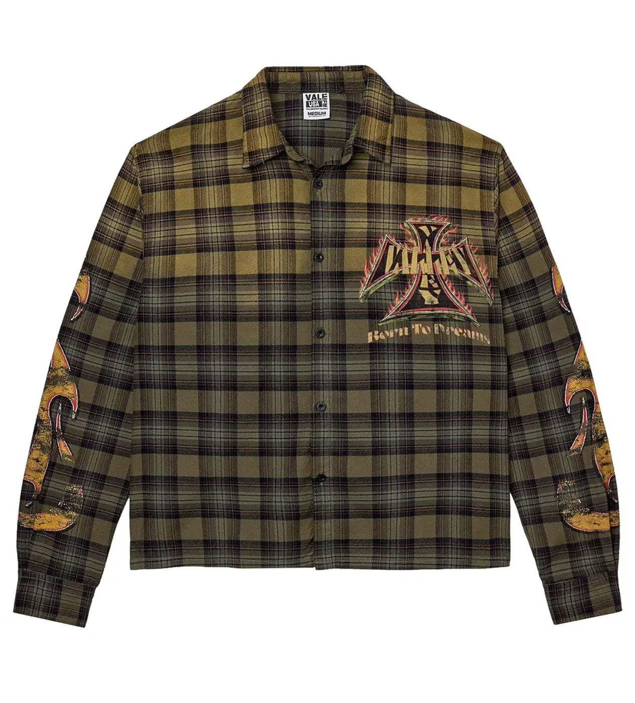 Vale Forever Reborn Flannel Green – Restock AR