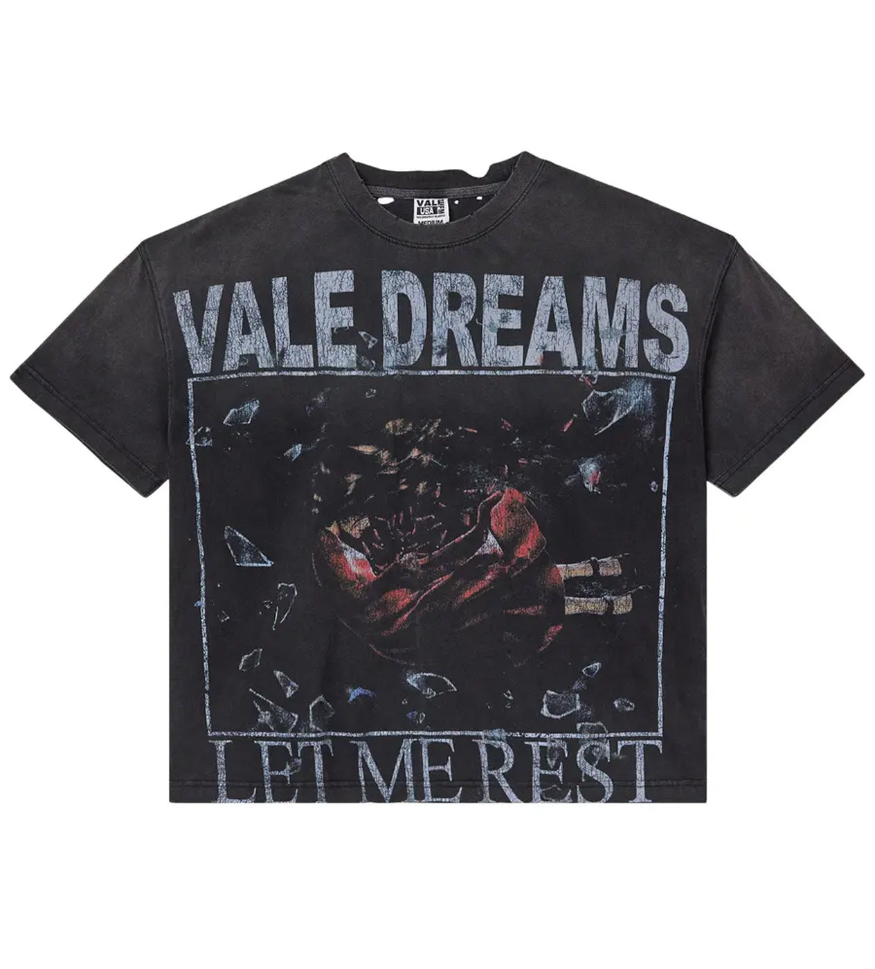 Vale Forever Red Dress Tee Black