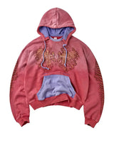 Vale Forever Red Sun Faded Hoodie Red/Blue