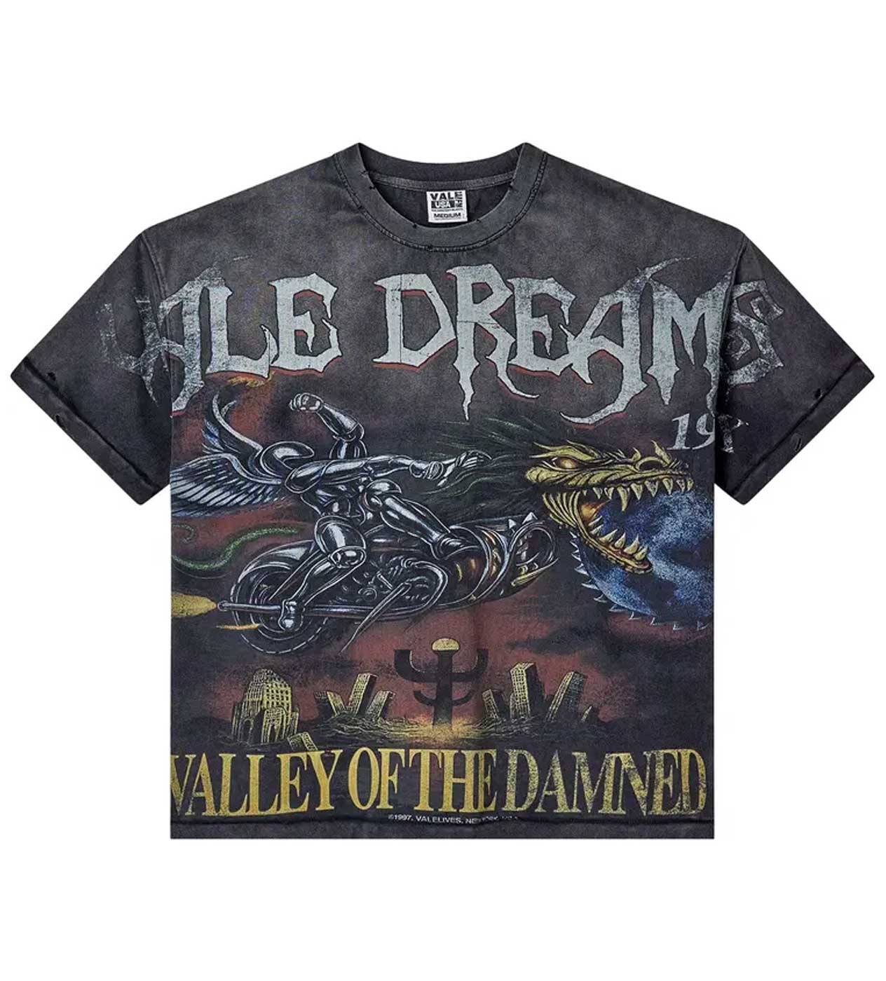 Vale Forever Ride the Dragon Tee Black