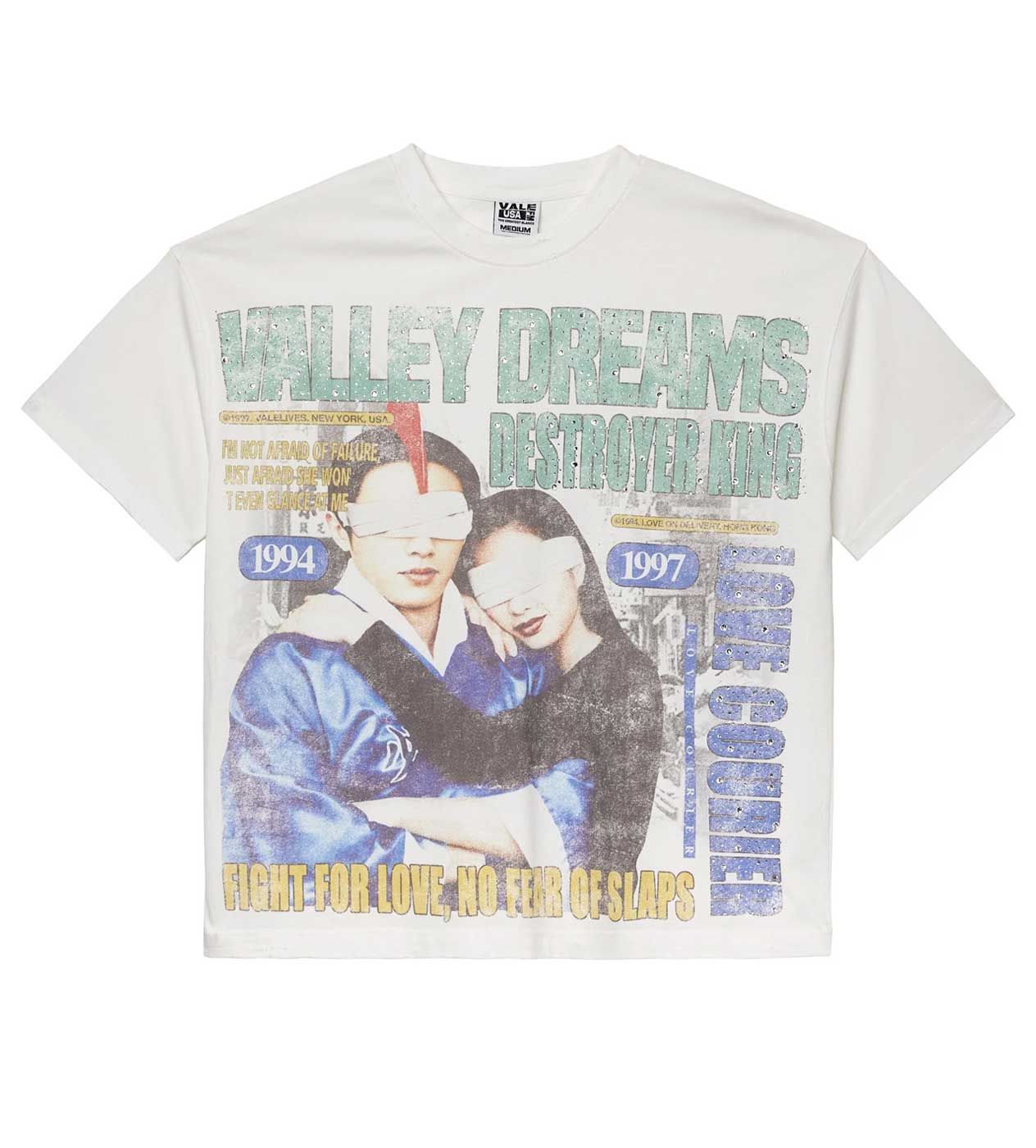 Vale Forever Robot Bling Tee White