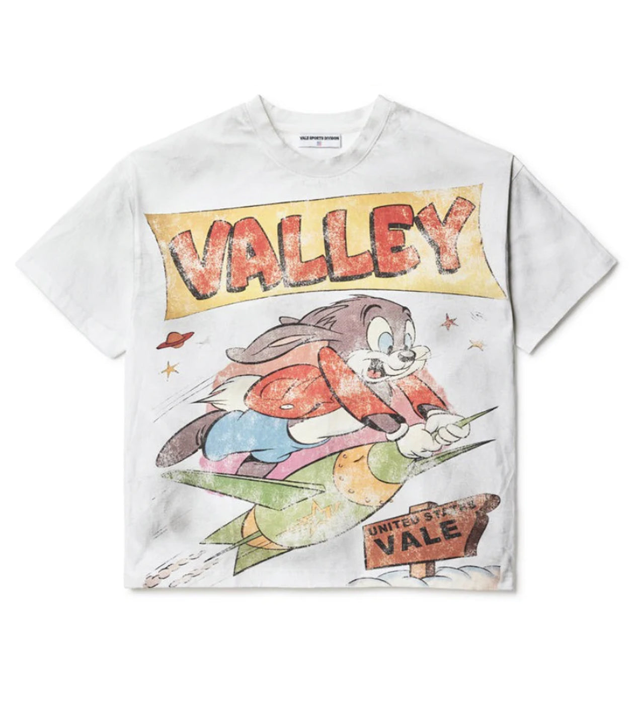 Vale Forever Rocket Bunny Tee Dirty White
