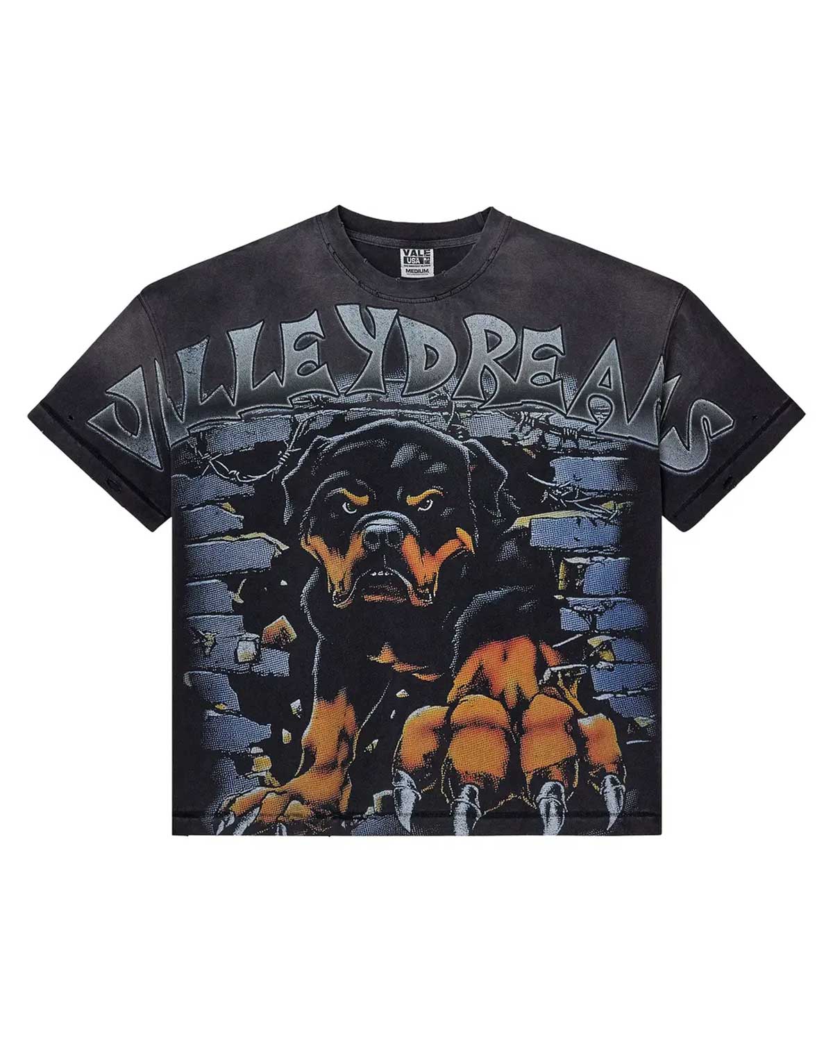 Vale Forever Rottweiler Big Tee Black