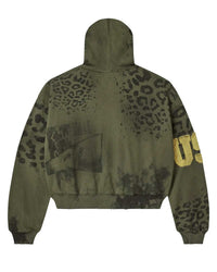 Vale Forever Safari Zip Up Hoodie Green