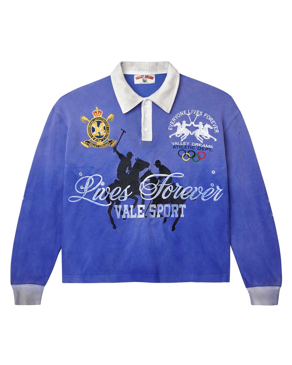 Vale Forever Schwab L/S Rugby Blue