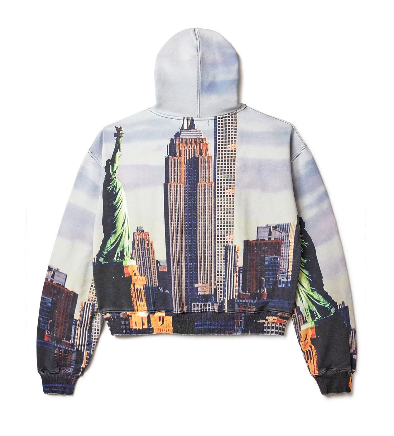 Vale Forever Skyline Zip Up Hoodie White – Restock AR