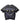 Vale Forever Smiley Face Tee black, washed distressed tee with chrome VALLEY DREAMS lettering and purple grinning-face graphic, front view
