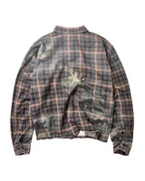 Vale Forever Soldier Overshirt Flannel green, back view showing the camo overdye wash