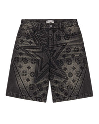 Vale Forever Spade Jorts Black