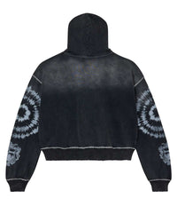 Vale Forever Spiral Zip Up Hoodie Black