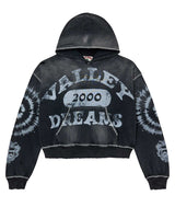 Vale Forever Spiral Zip Up Hoodie Black