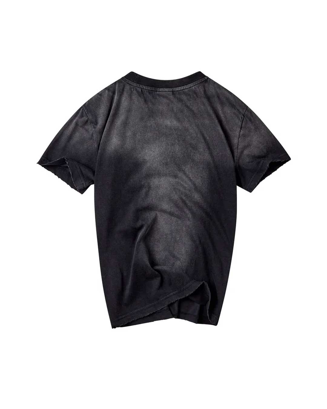 Vale Forever Sport Classic Femme Tee black, fitted washed black tee, back view
