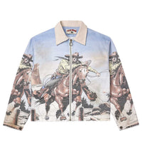 Vale Forever Stampede Trucker Jacket Blue