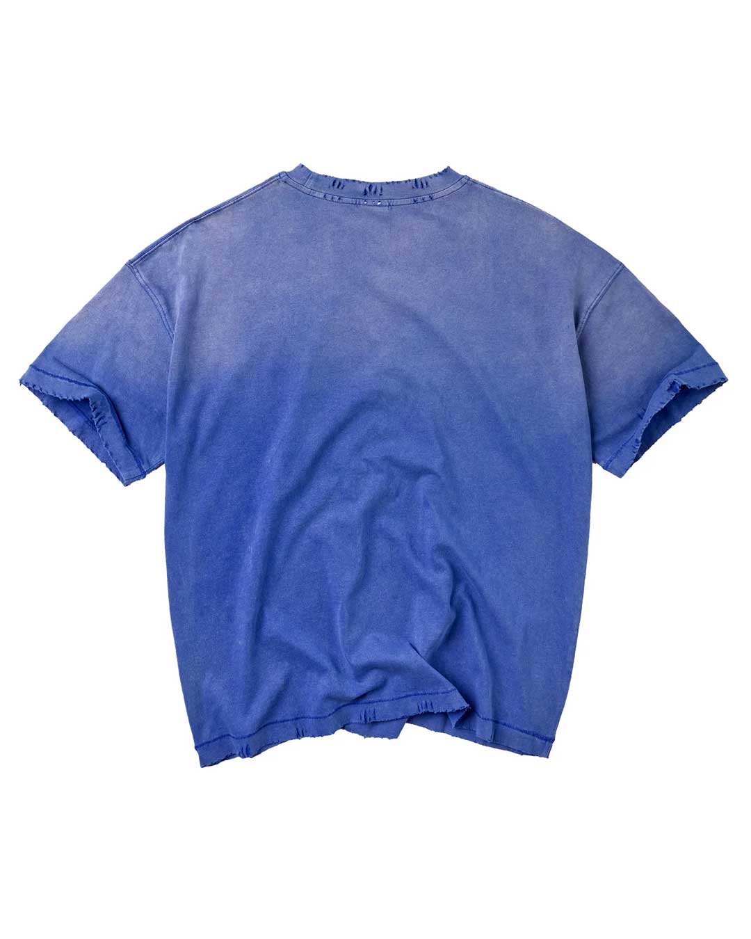 Vale Forever Step Bros Tee Blue, back view of the washed blue t-shirt