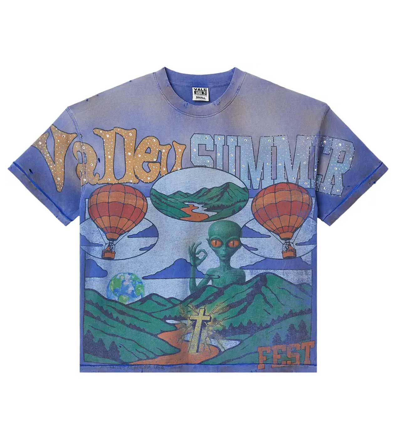 Vale Forever Summer Slam Tee Blue