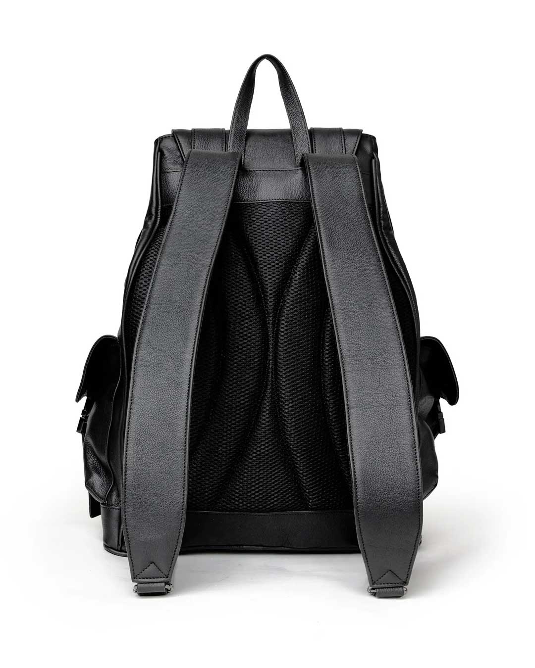 Vale Forever Tactician Backpack black, back view with padded shoulder straps