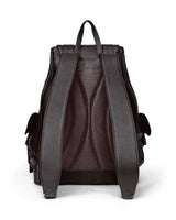 Vale Forever Tactician Backpack chocolate, padded mesh back panel and adjustable shoulder straps, back view