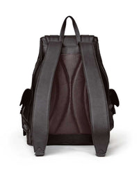 Vale Forever Tactician Backpack chocolate, padded mesh back panel and adjustable shoulder straps, back view