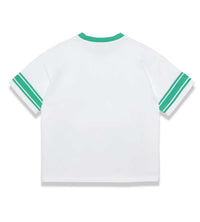 Vale Forever Tennis Court Ringer Tee White/Green back view