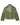 Vale Forever Touch Grass Jacket jungle green, colour-blocked hooded nylon jacket in green and grey with zip chest pockets, front view