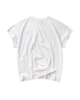 Vale Forever Trust Muscle Tee white, plain back view with rolled cap sleeves