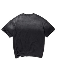 Vale Forever Twister Tee Black, back view of the washed black t-shirt