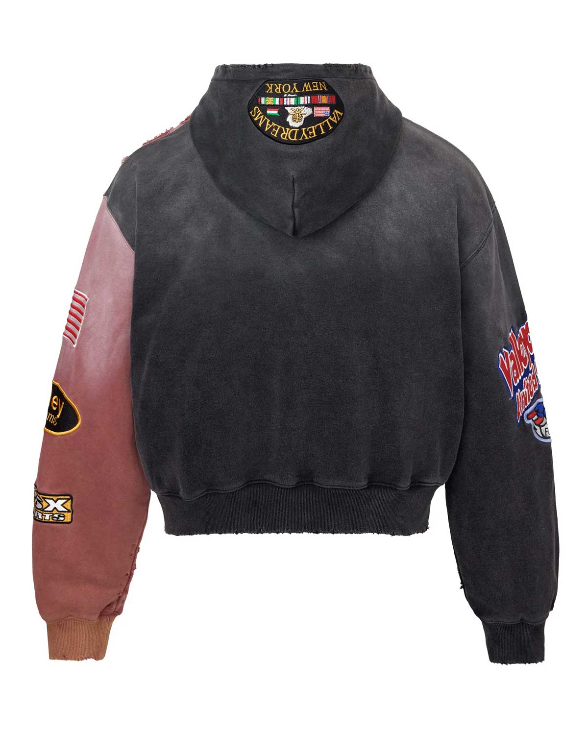 Vale Forever Two Face Zip Up Hoodie Black – Restock AR