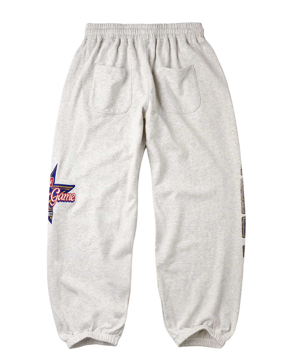 Vale Forever Uni Sweatpants grey, back view with side logo detail
