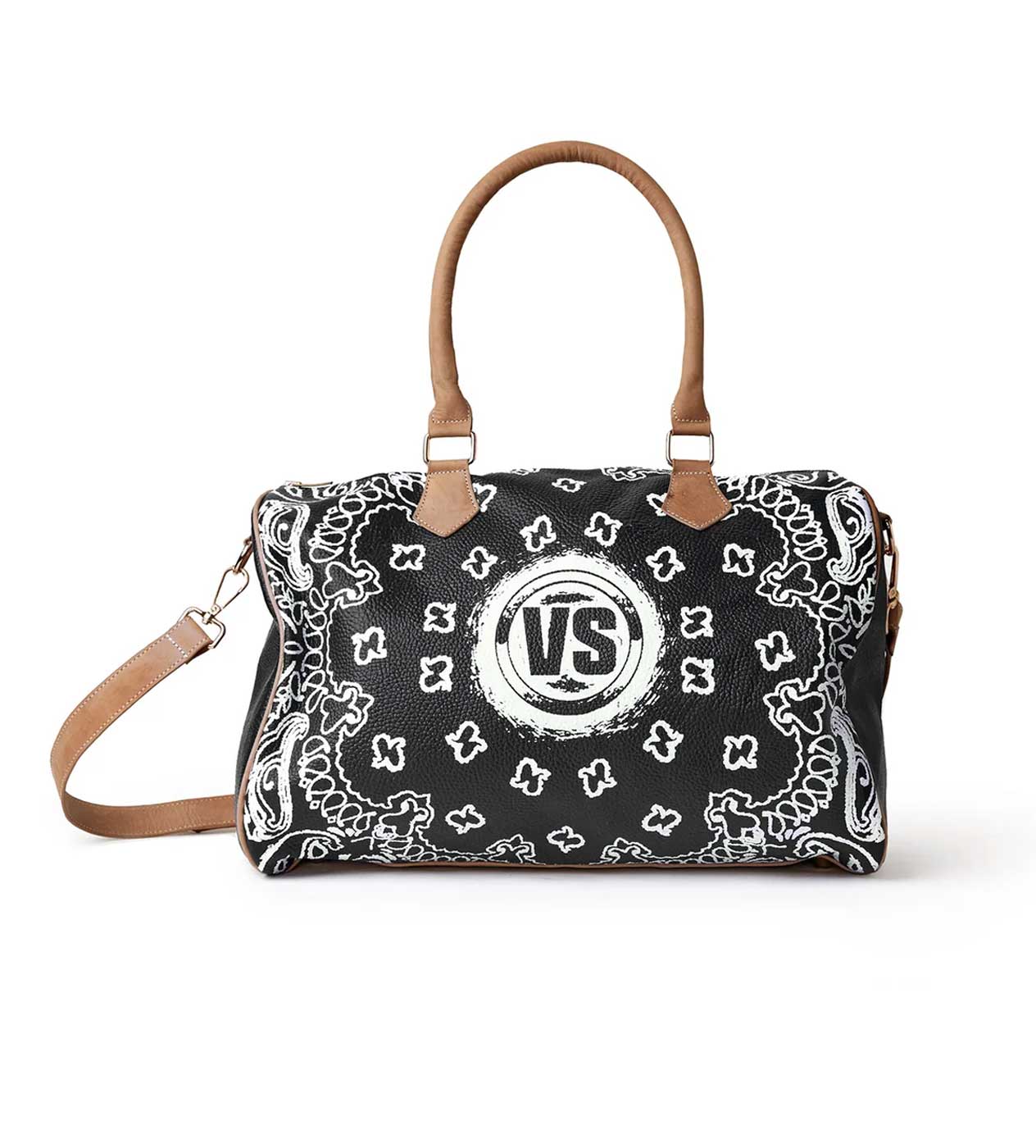 Vale Forever VS Leather Duffle Bag Black