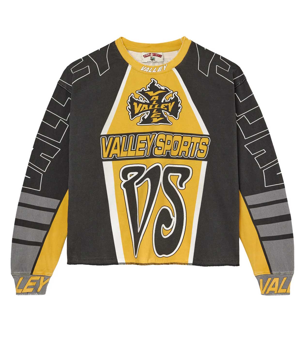 Vale Forever VS Racing Long Sleeve Tee Bee Yellow