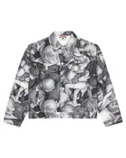 Vale Forever X Dan Witz Moshpit Trucker Jacket White