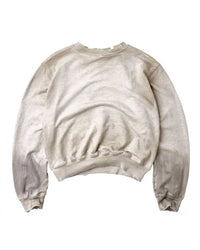 Vale Forever Valemont Pullover Crewneck grey, plain sun-faded back view