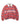 Vale Forever Valemore Rugby red, striped rugby shirt with white collar and Valemore script, front view