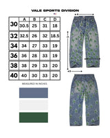 Vale Forever Valestar Denim Jeans size chart, waist 30 to 40 measured in inches