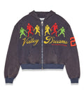 Vale Forever Valley Dreams Zip Up Hoodie Navy