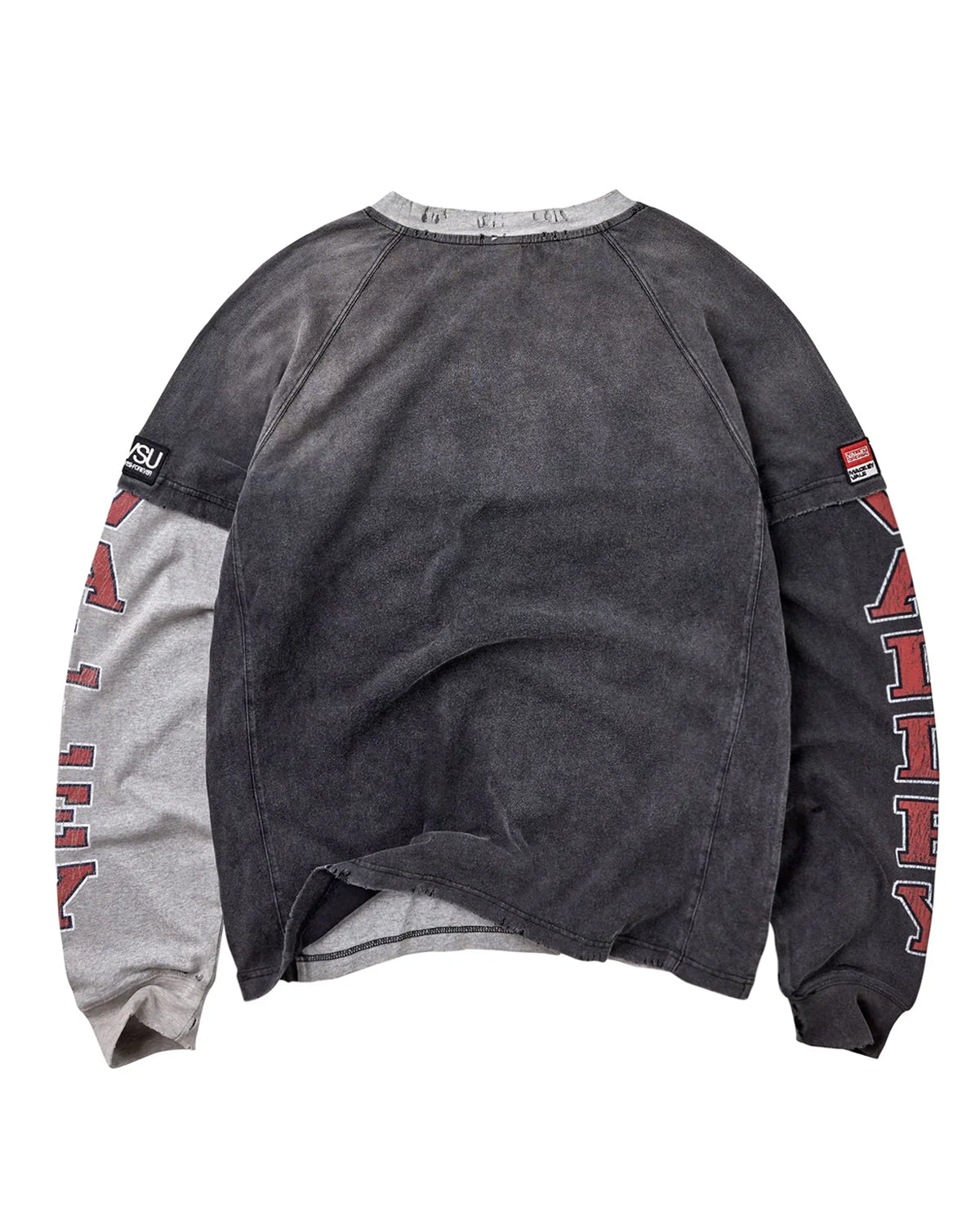 Vale Forever Varsity L/S Grey