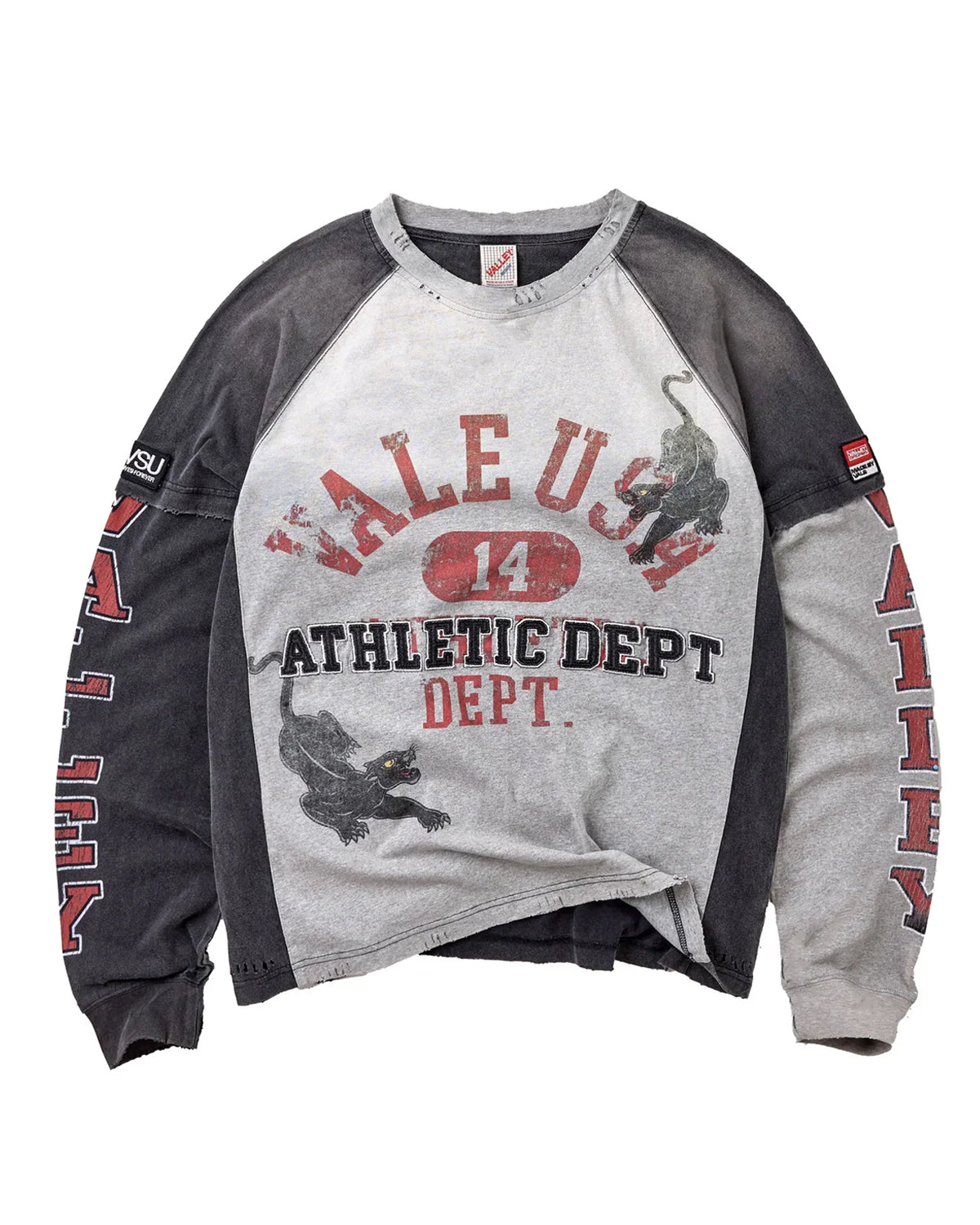 Vale Forever Varsity L/S Grey