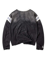 Vale Forever Vintage Jersey L/S black, back view with grey striped sleeve bands