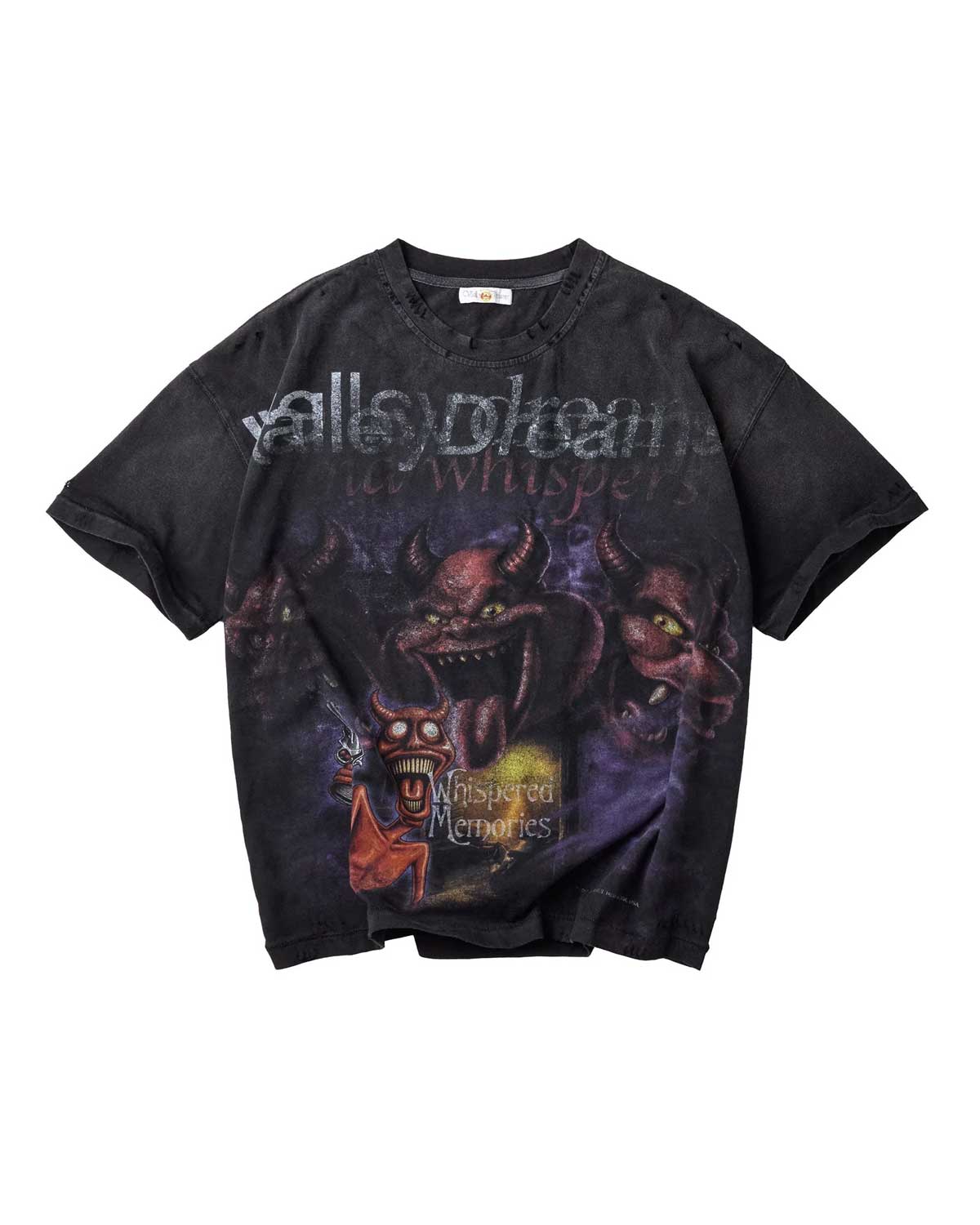SAY!!!様　ENFÖLD VELOUR T-SHIRT ベロア Tシャツ Vale Forever Thrashed Valley Tour Sade Tee Grey – Restock AR
